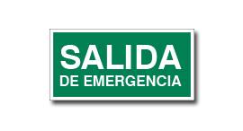 SALIDA DE EMERGENCIA SIN FLECHA