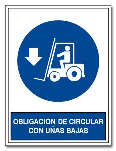 OBLIGACION DE CIRCULAR CON UÑAS BAJAS