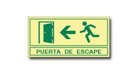 PUERTA DE ESCAPE (FOTOLUMINISCENTE)