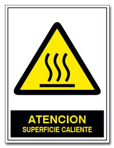 ATENCION SUPERFICIE CALIENTE