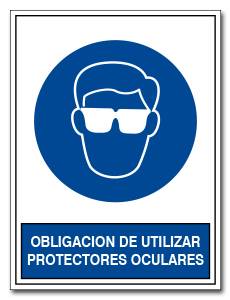 OBLIGACION DE UTILIZAR PROTECTORES OCULARES