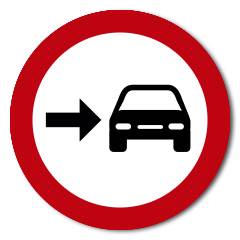 TRANSITO A LA DERECHA