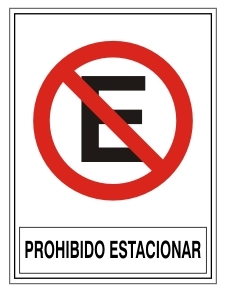 Prohibido estacionar