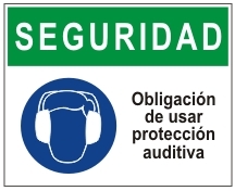 Obligación de utilizar protección auditiva