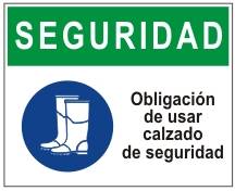 Obligación de usar calzado de seguridad