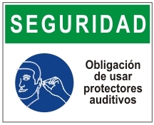 Obligación de usar protectores auditivos