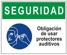 Obligación de usar protectores auditivos