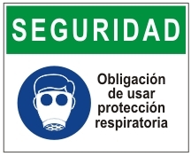 Obligación de usar protección respiratoria