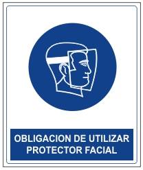 Obligación de utilizar protector facial