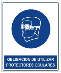 Obligación de utilizar protectores oculares